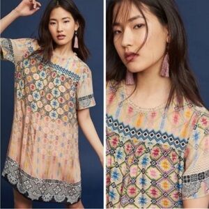 Anthropologie Tanvi Kedia Norah Swing Dress size XS